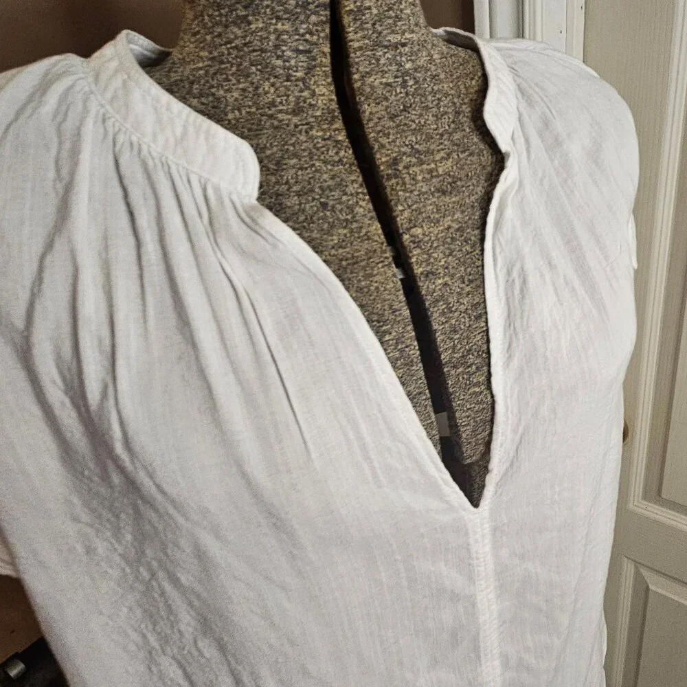 H&M Lightweight Short Sleeve Blouse szL - Picture 3 of 10